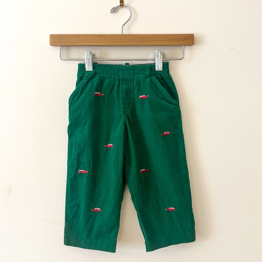 FLORENCE EISEMAN EUC Corduroy Christmas Car Pants